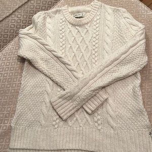 Abercrombie & Fitch cable knit sweater.